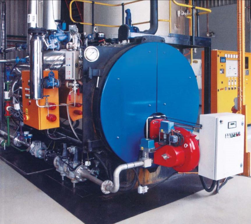 John Thompson Biogas Fired Boiler