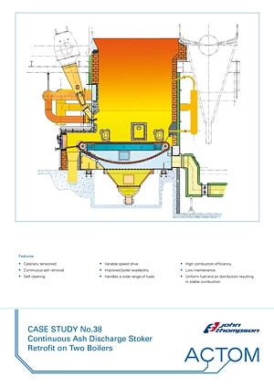 Case Study 38 - Continuous Ash Discharge Stoker Retrofit on Two Boilers